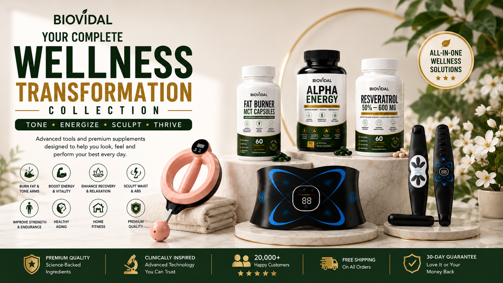 Biovidal Wellness Transformation Collection